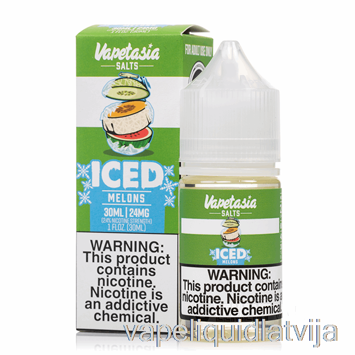 Ledus Melones - Vapetāzijas Sāļi - 30ml 24mg Vape šķidrums